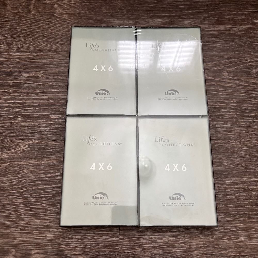 Four 4x6” Photo Frames